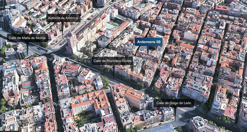 Plano de situación Ardemans 58