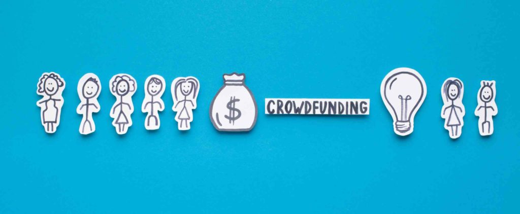 dibujos explicando el crowdfunding inmobiliario 