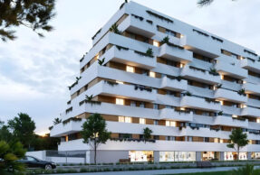 Imagen de uno de los proyectos inmobiliarios sociales de la Comunidad madrileña, ubicada en Los Cerros.
